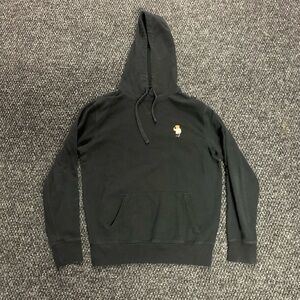 Vintage 2013 Polo by Ralph Lauren Black Pullover Martini Bear Hoodie Size Medium